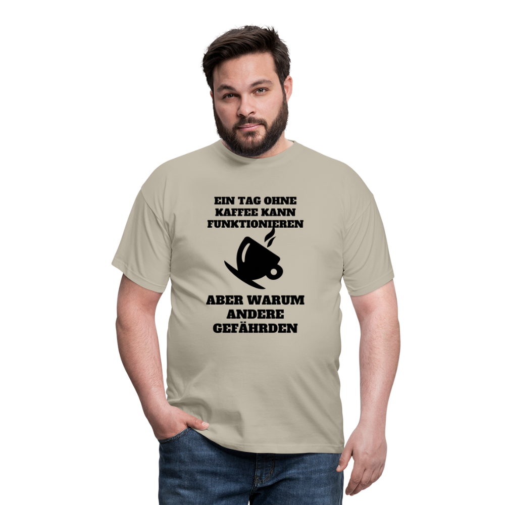 Männer T-Shirt - Sandbeige