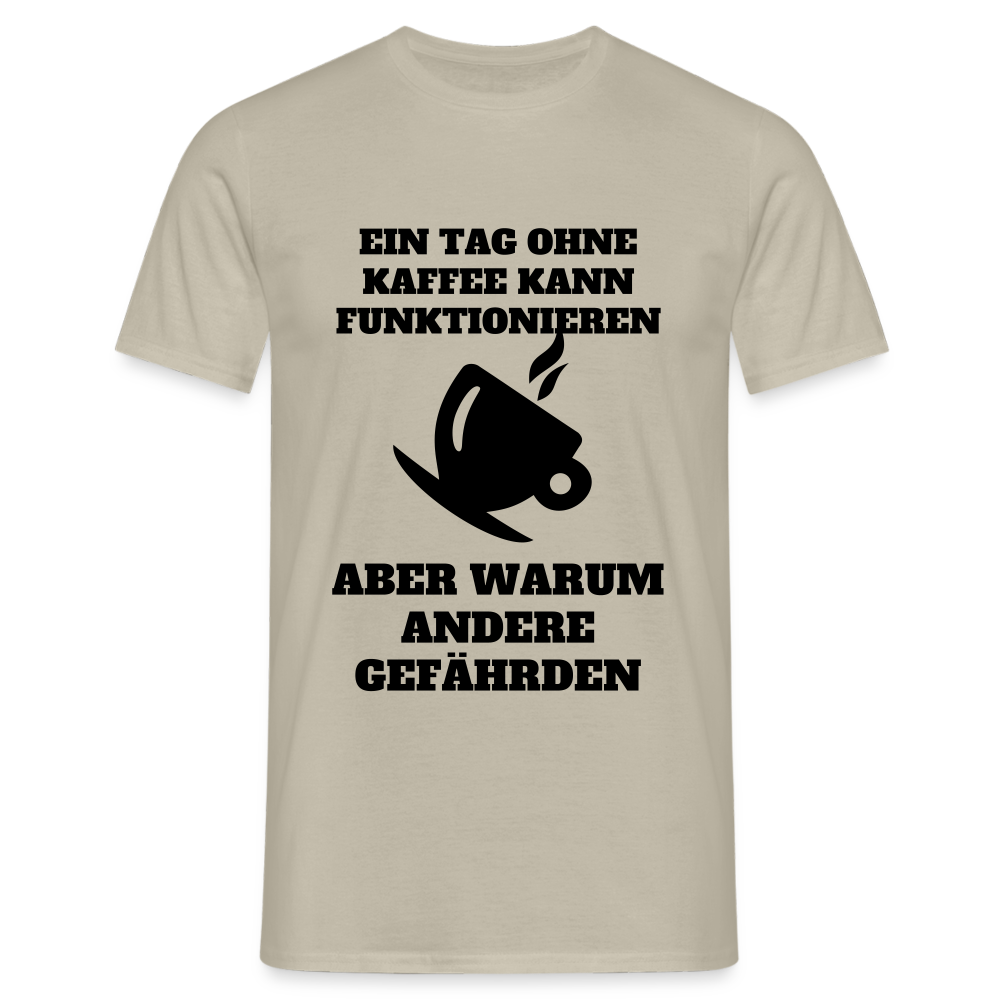 Männer T-Shirt - Sandbeige
