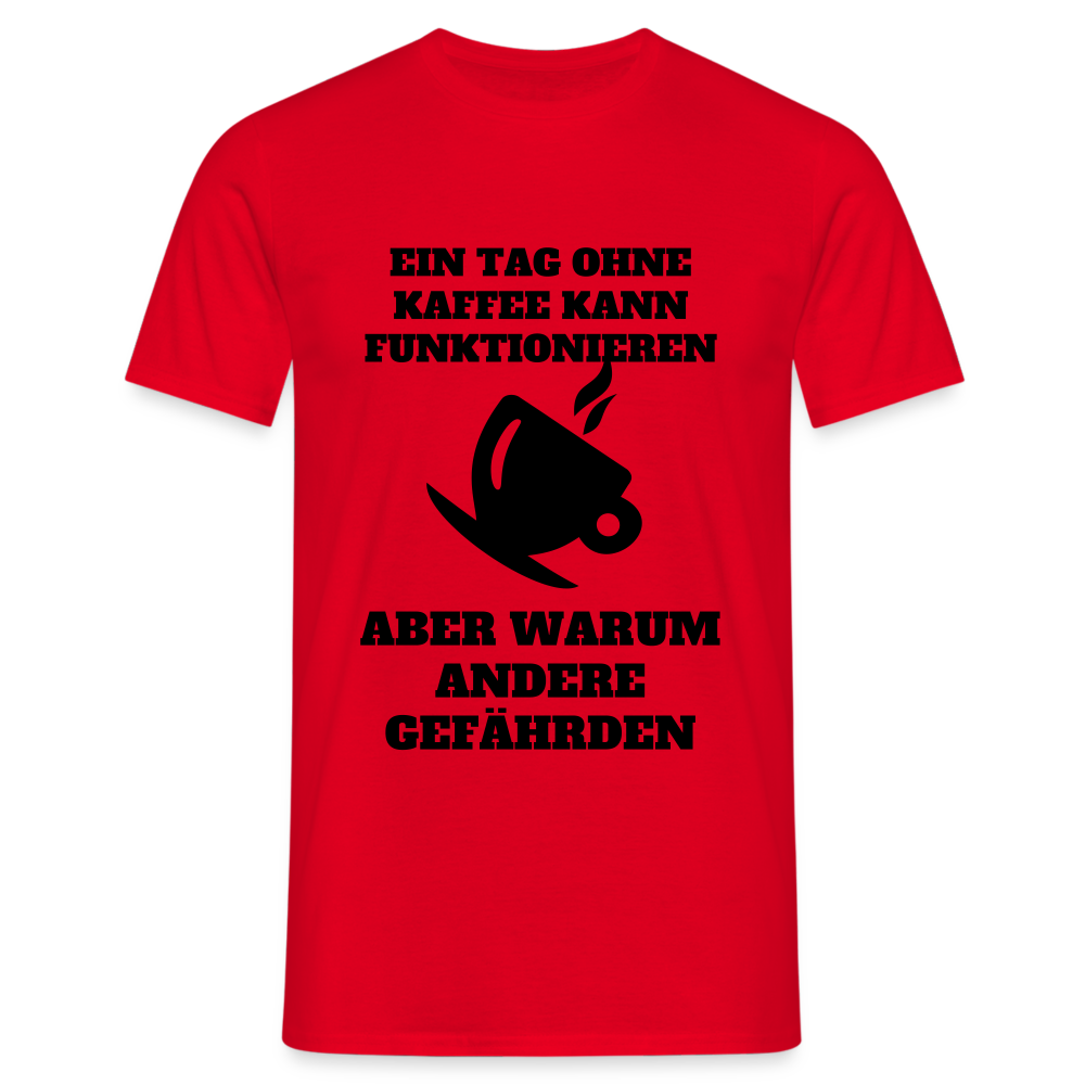 Männer T-Shirt - Rot