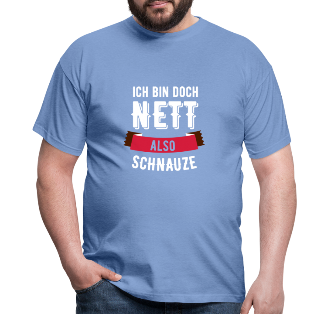 Ich bin nett T-Shirt - carolina blue