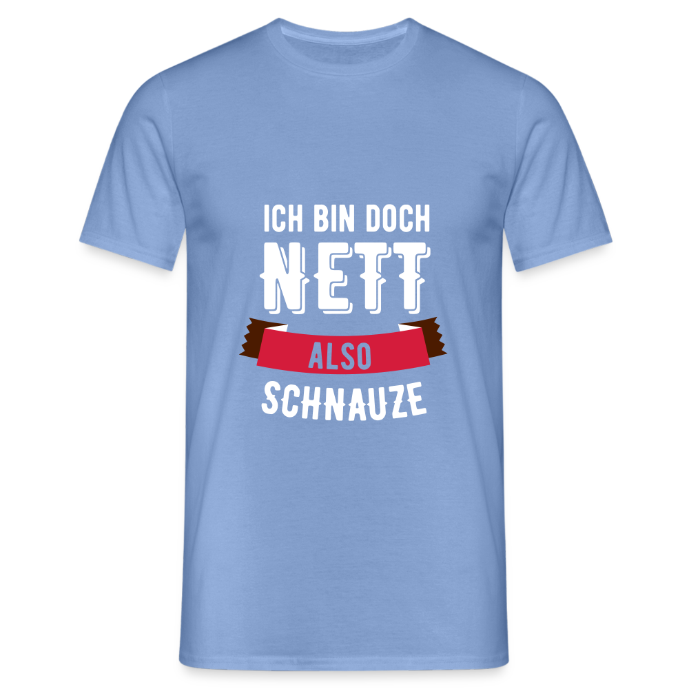 Ich bin nett T-Shirt - carolina blue