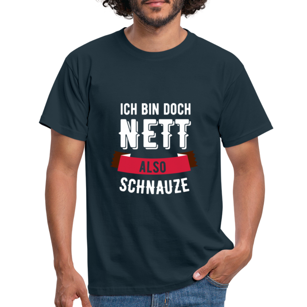 Ich bin nett T-Shirt - Navy
