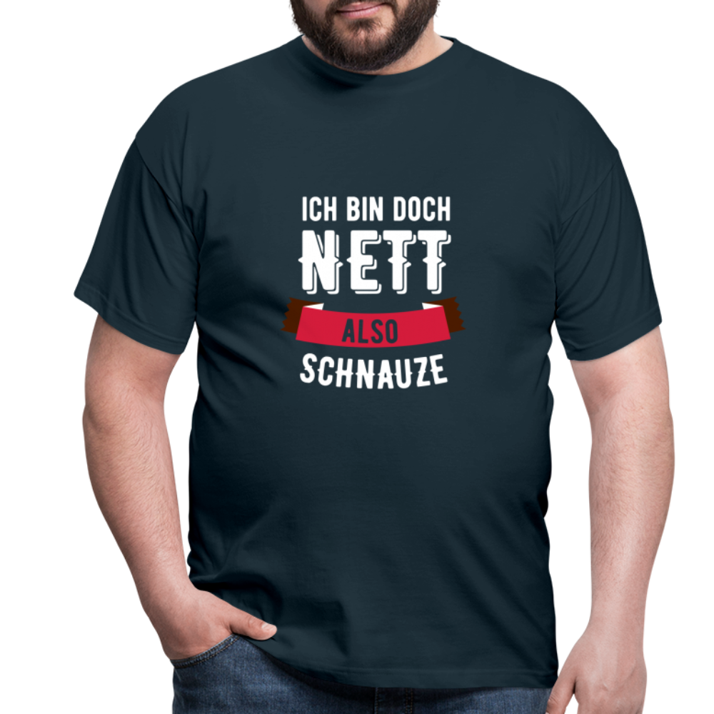 Ich bin nett T-Shirt - Navy