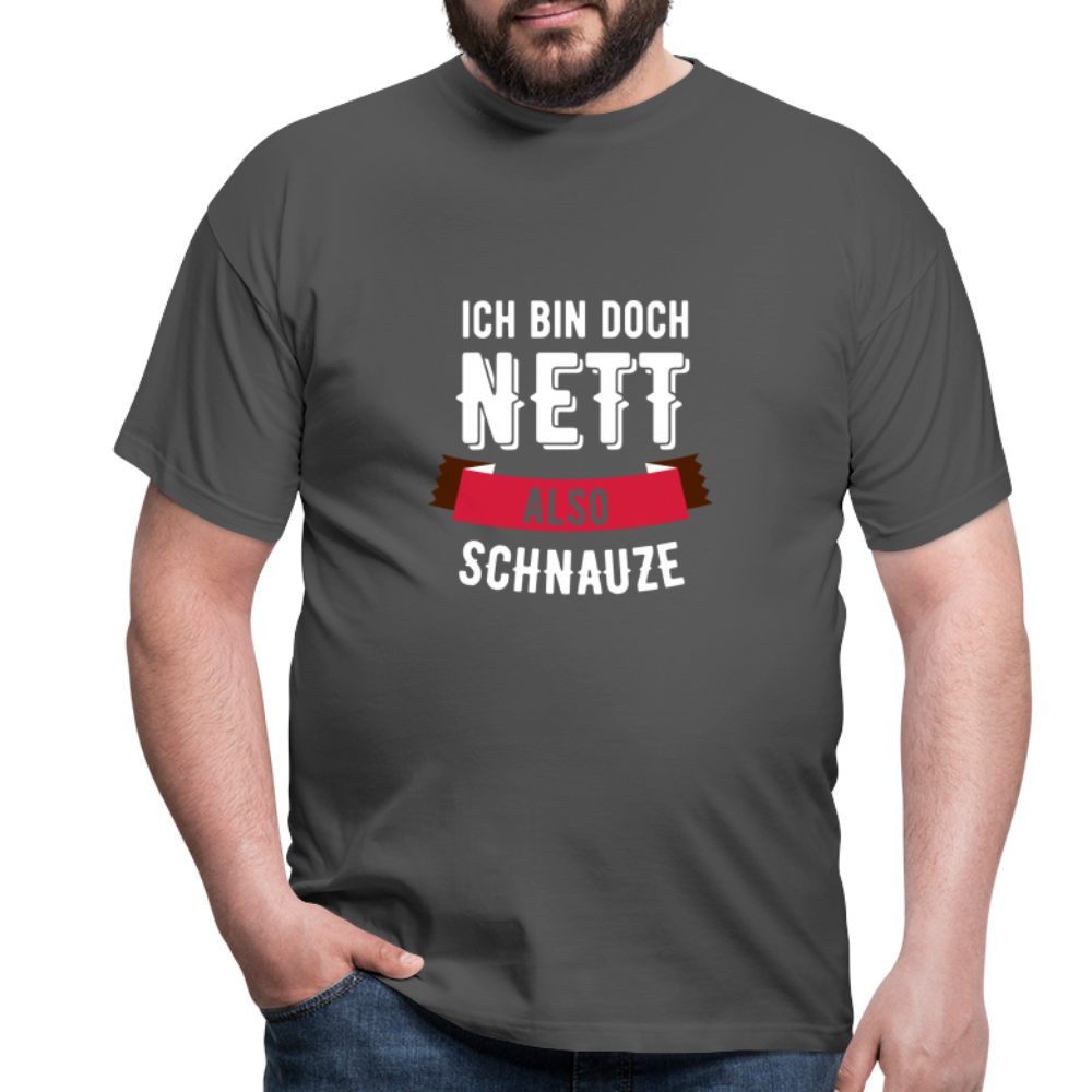 Ich bin nett T-Shirt - Anthrazit
