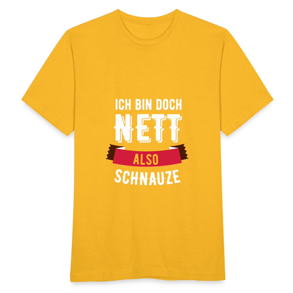 Ich bin nett T-Shirt - Gelb