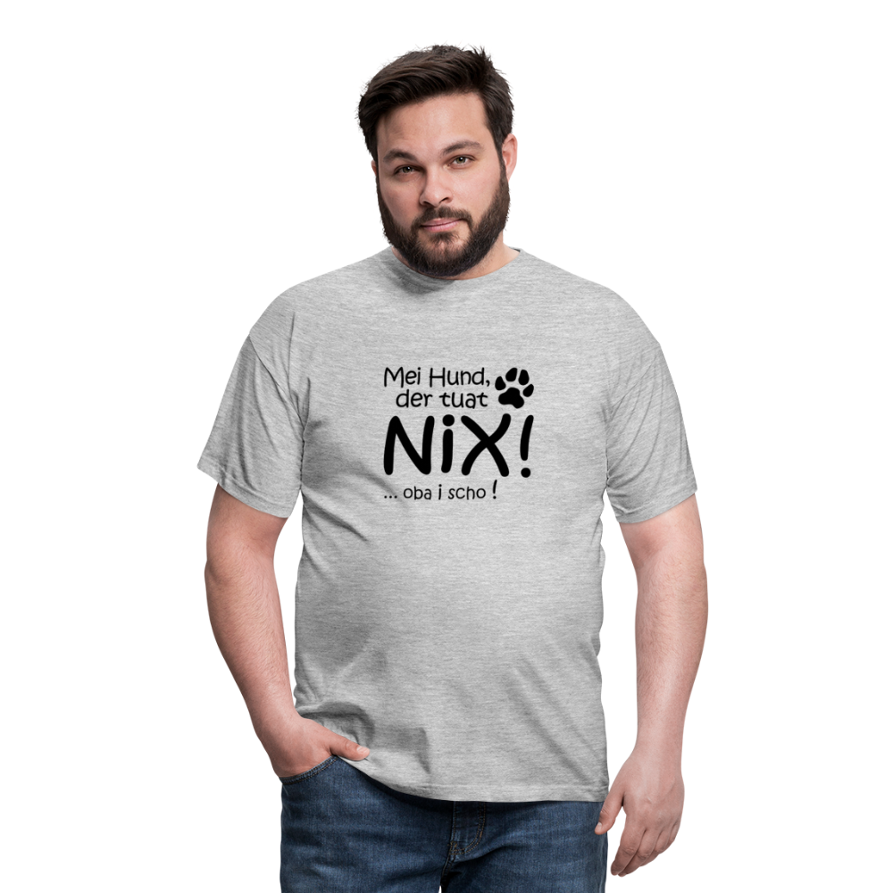 Hunde T-Shirt - Grau meliert