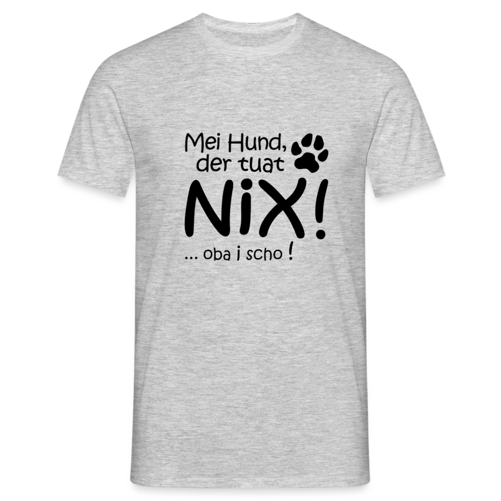 Hunde T-Shirt - Grau meliert
