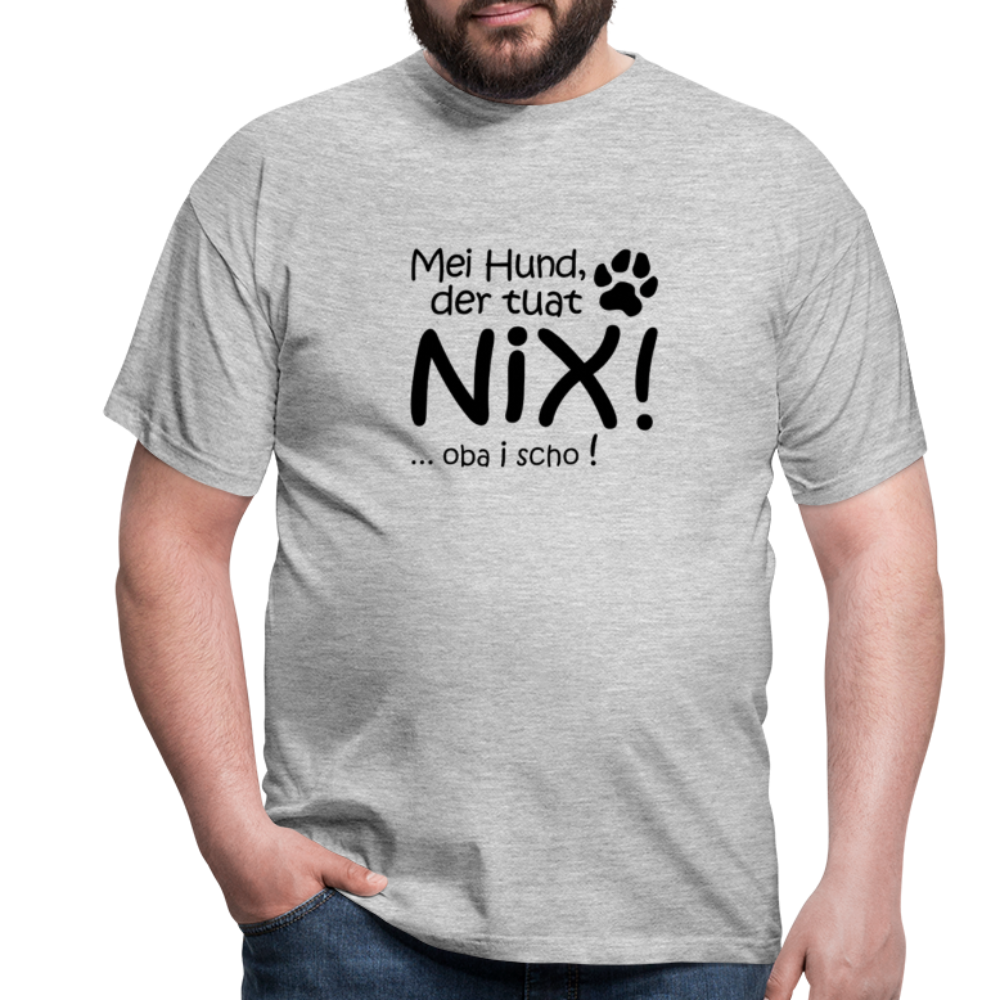 Hunde T-Shirt - Grau meliert