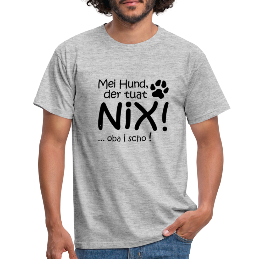 Hunde T-Shirt - Grau meliert