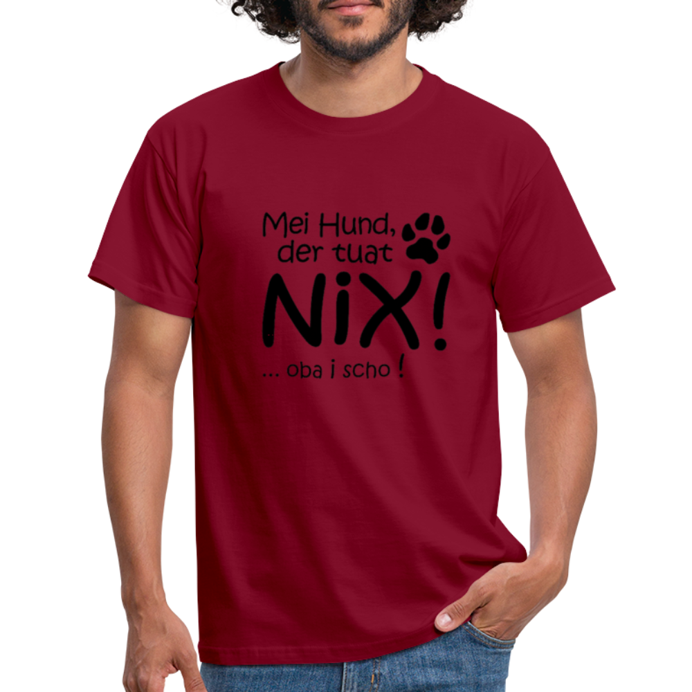 Hunde T-Shirt - Ziegelrot