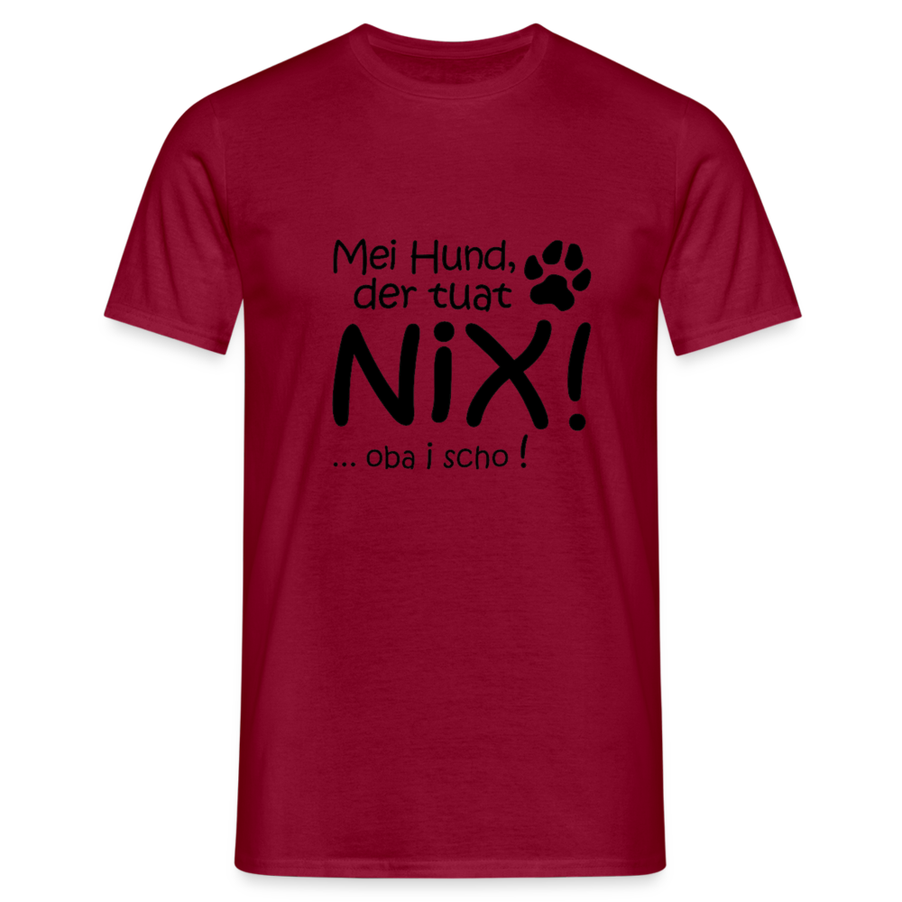 Hunde T-Shirt - Ziegelrot
