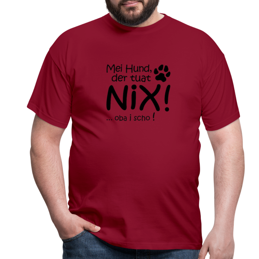 Hunde T-Shirt - Ziegelrot
