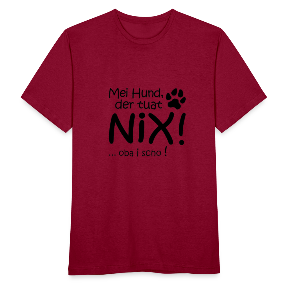 Hunde T-Shirt - Ziegelrot
