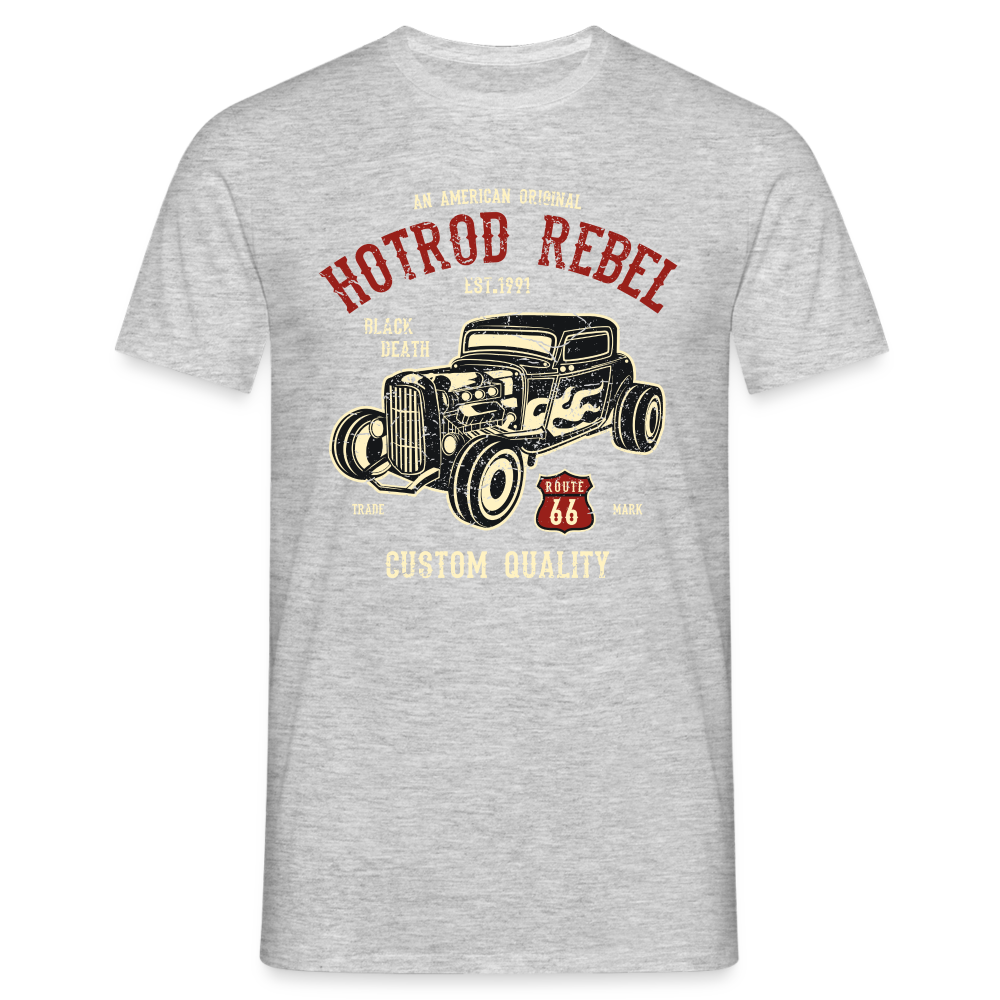Hotrod T-Shirt - Grau meliert
