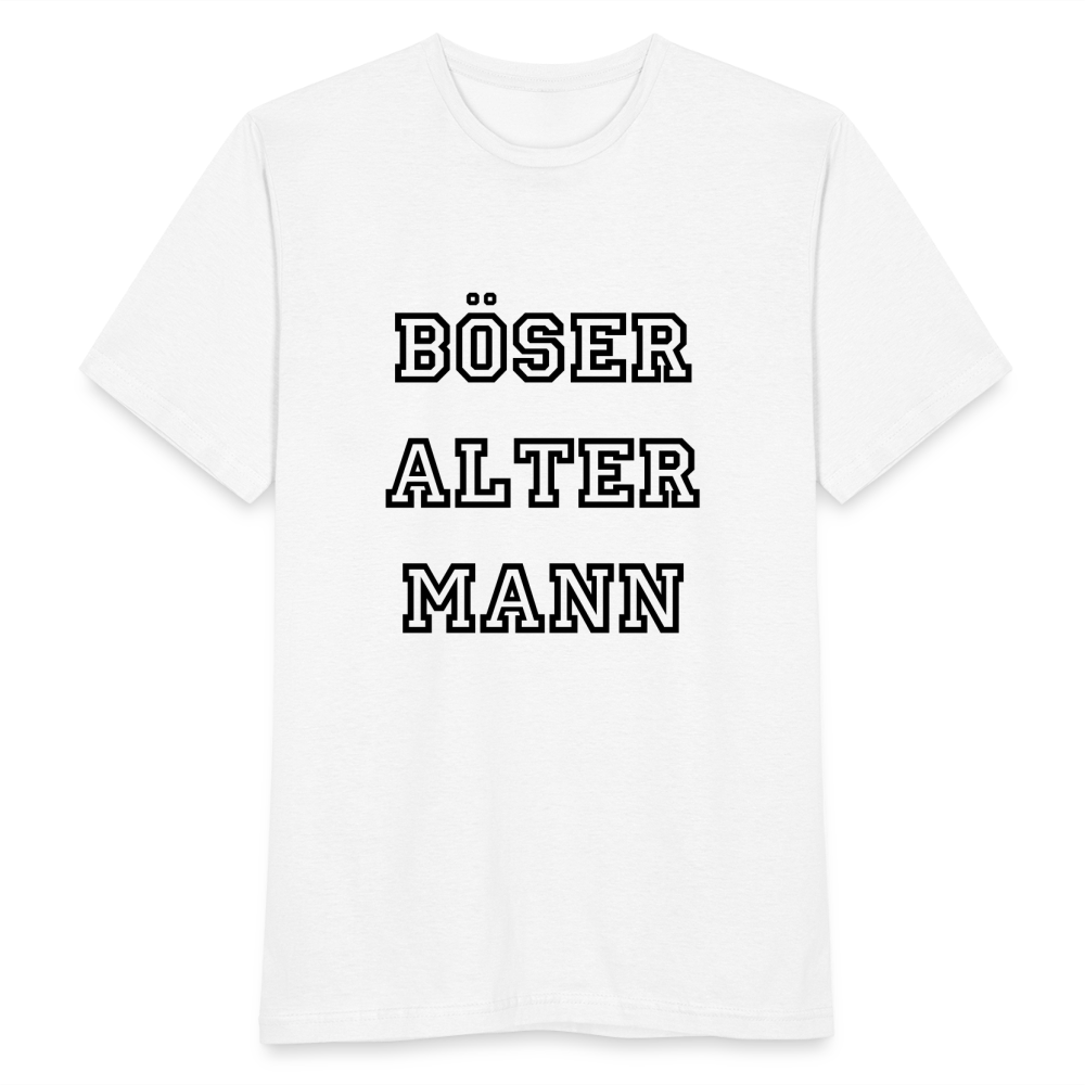 Böser Alter Mann T-Shirt - weiß