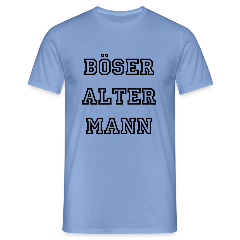 Böser Alter Mann T-Shirt - carolina blue