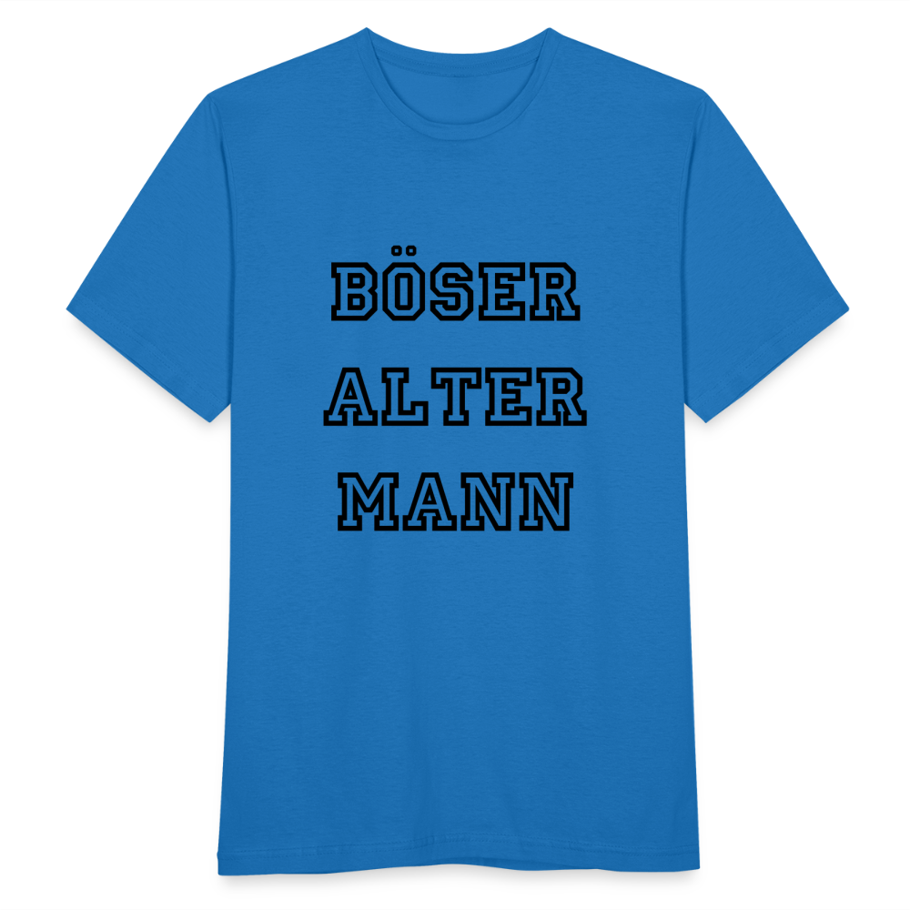 Böser Alter Mann T-Shirt - Royalblau
