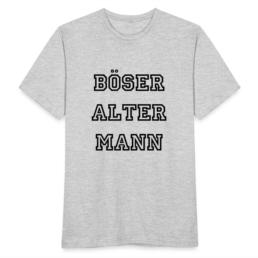 Böser Alter Mann T-Shirt - Grau meliert
