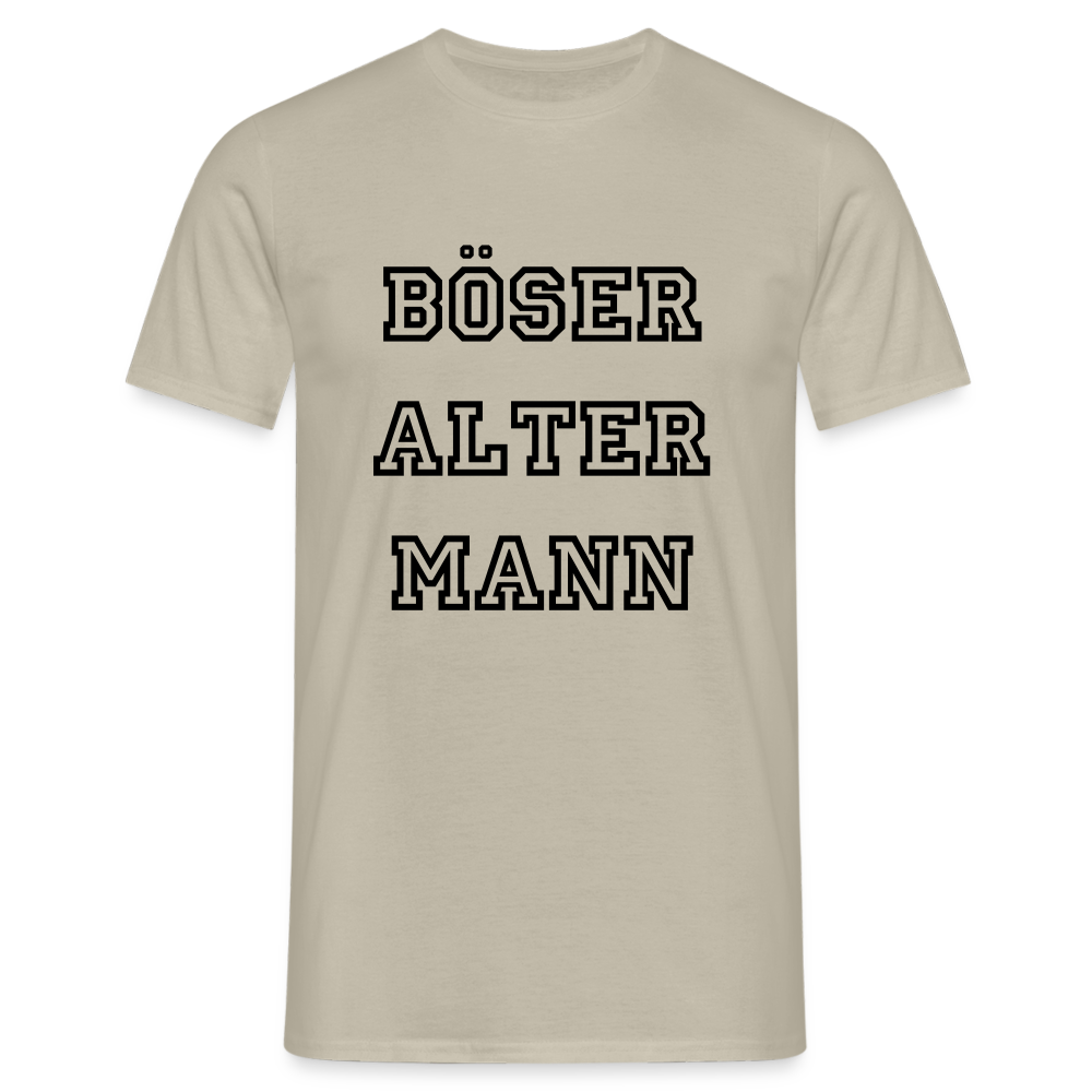 Böser Alter Mann T-Shirt - Sandbeige