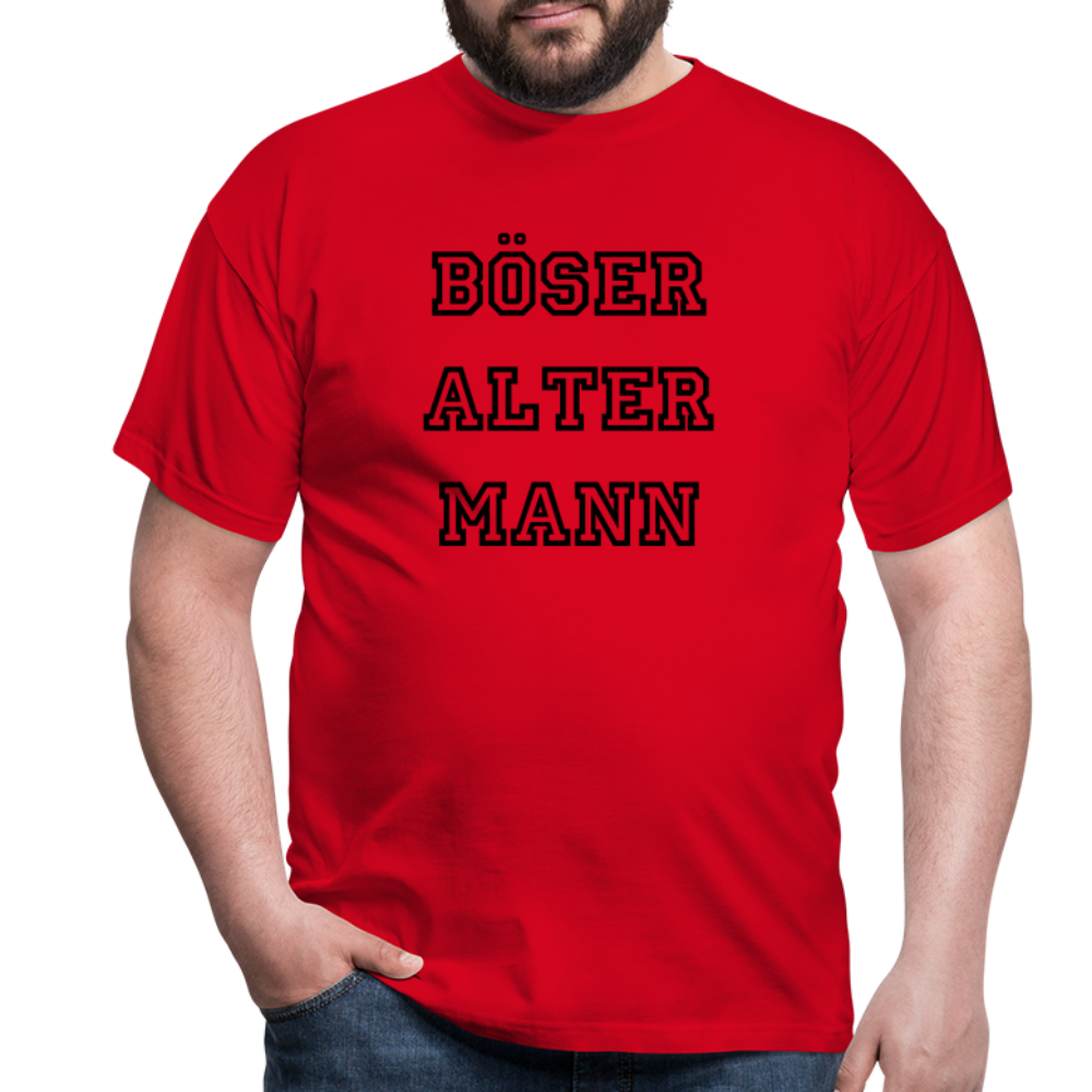 Böser Alter Mann T-Shirt - Rot