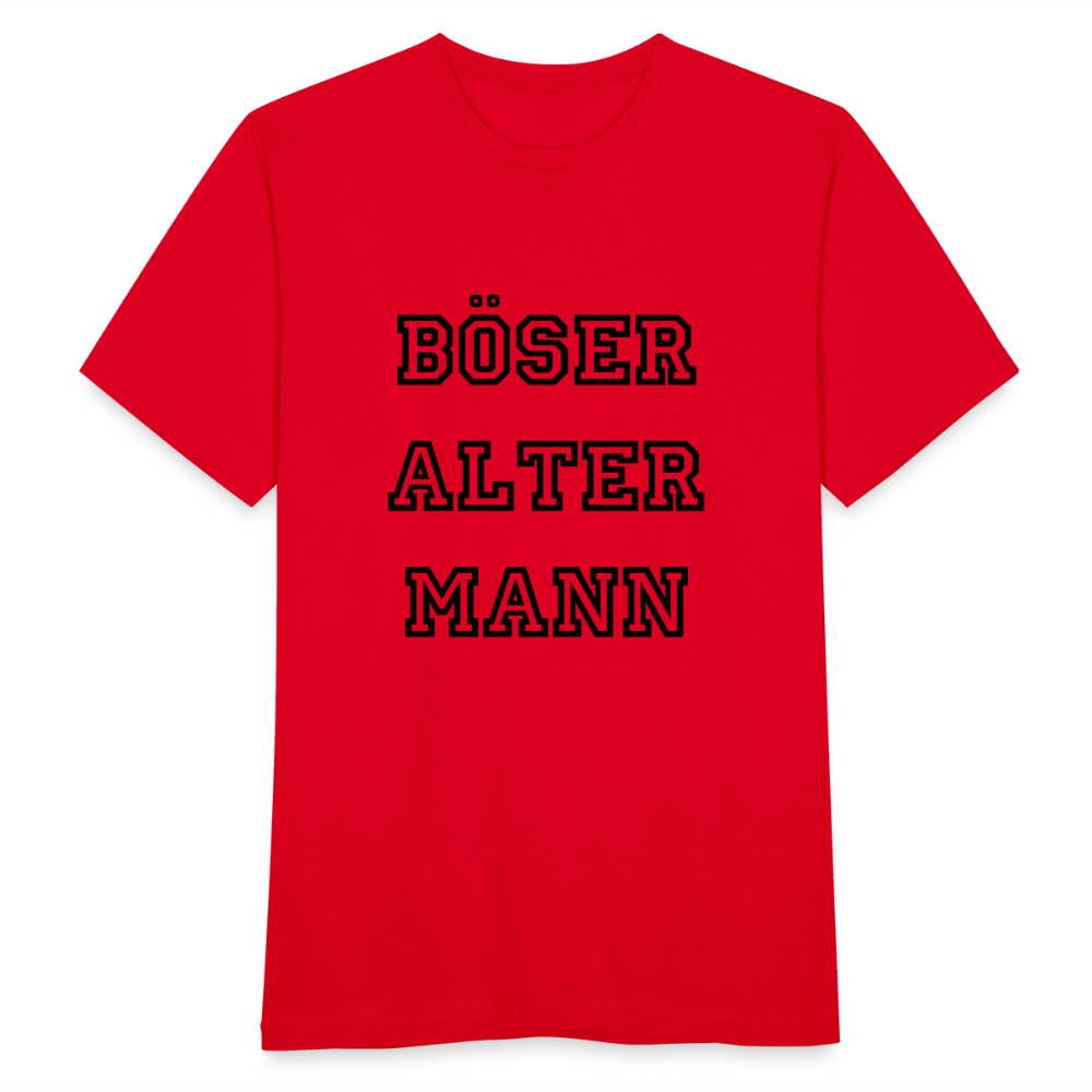 Böser Alter Mann T-Shirt - Rot