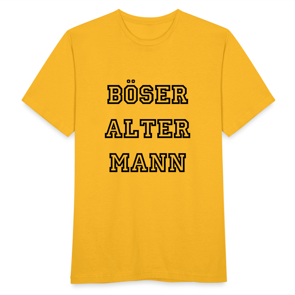Böser Alter Mann T-Shirt - Gelb