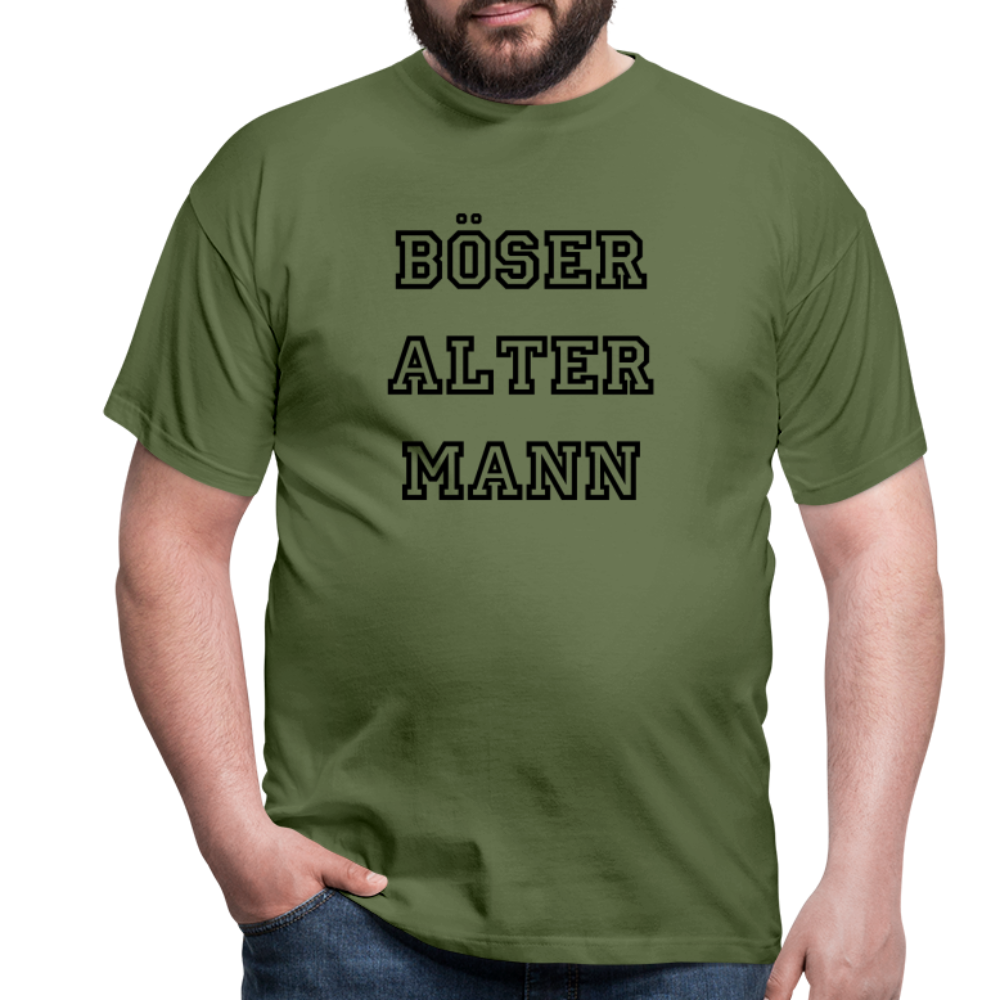 Böser Alter Mann T-Shirt - Militärgrün