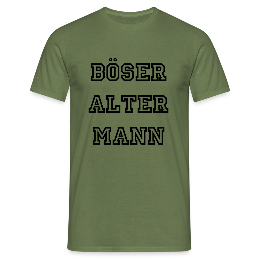 Böser Alter Mann T-Shirt - Militärgrün