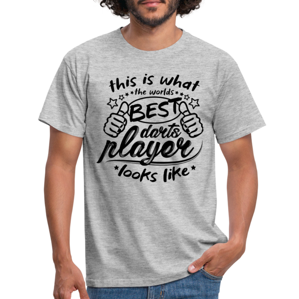 Dartplayer T-Shirt - Grau meliert