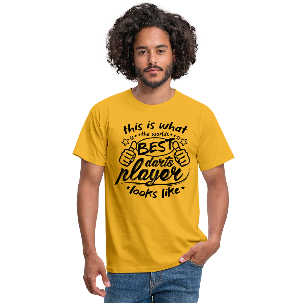 Dartplayer T-Shirt - Gelb