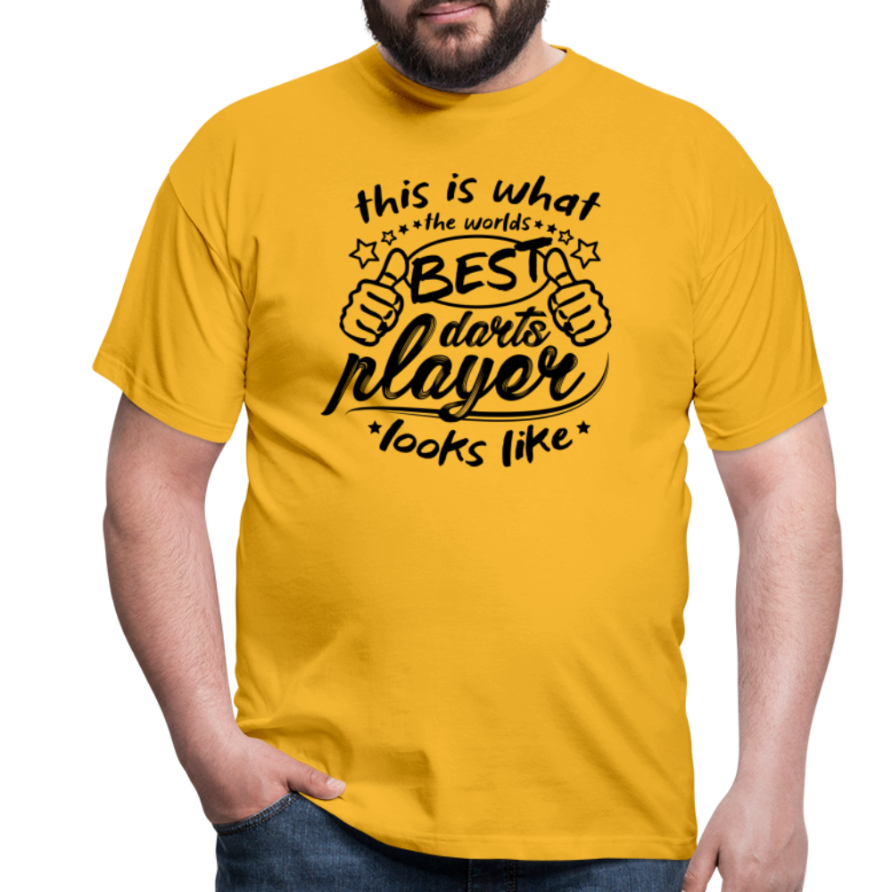 Dartplayer T-Shirt - Gelb