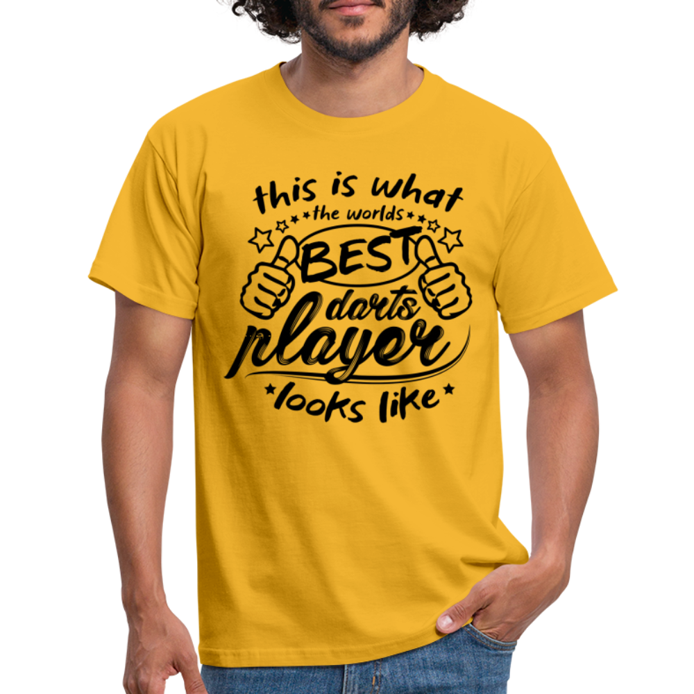 Dartplayer T-Shirt - Gelb