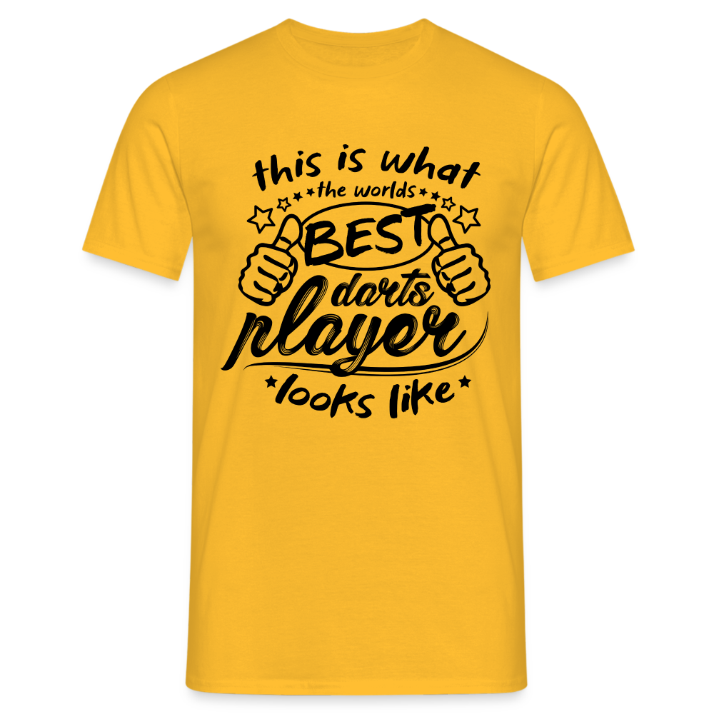 Dartplayer T-Shirt - Gelb