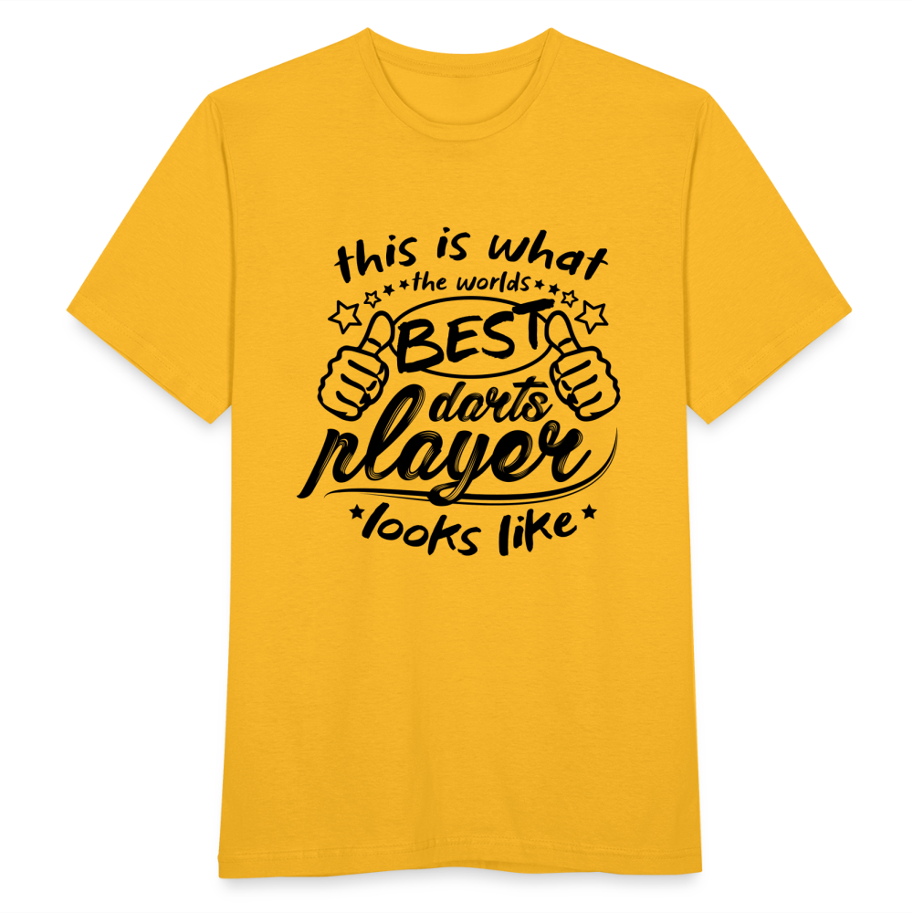 Dartplayer T-Shirt - Gelb