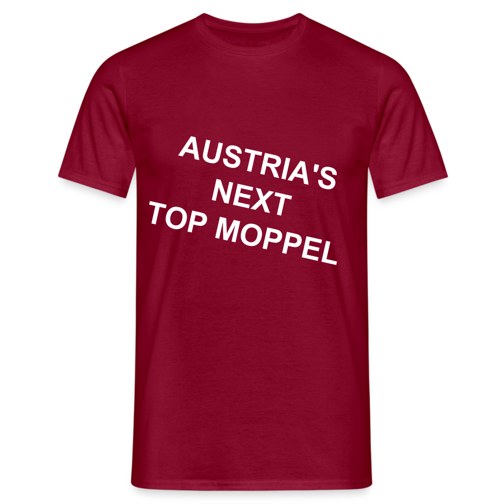 Austrias next top moppel T-Shirt - Ziegelrot