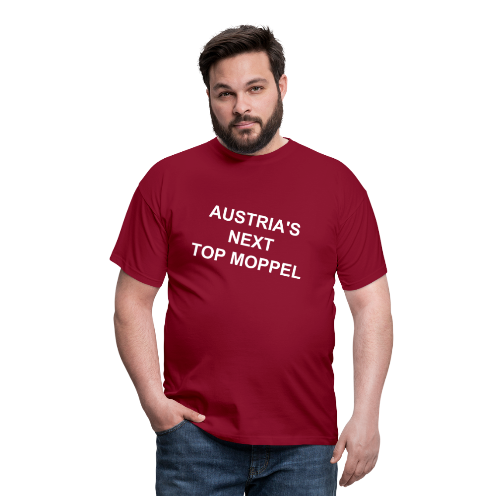 Austrias next top moppel T-Shirt - Ziegelrot