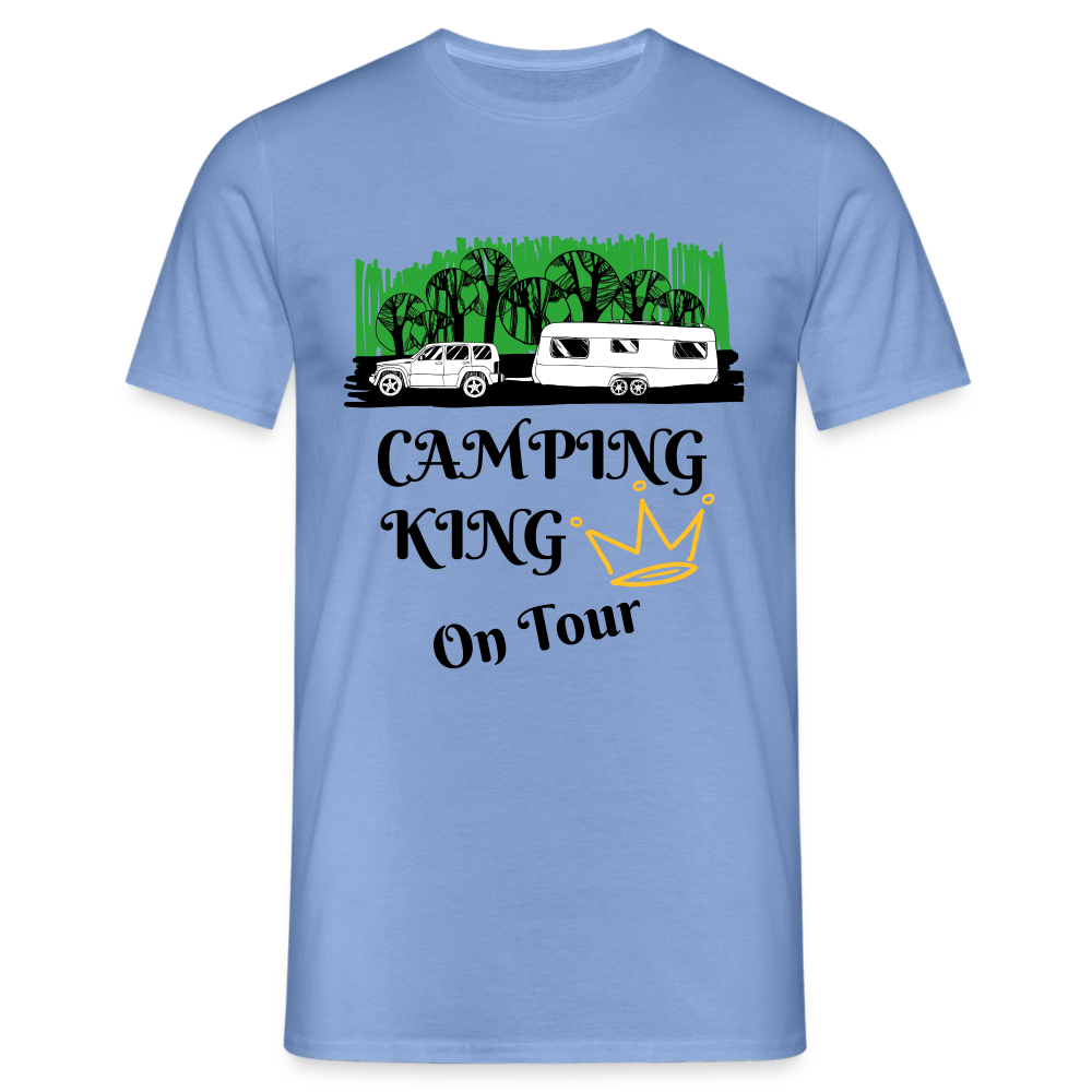 Camping King T-Shirt - carolina blue