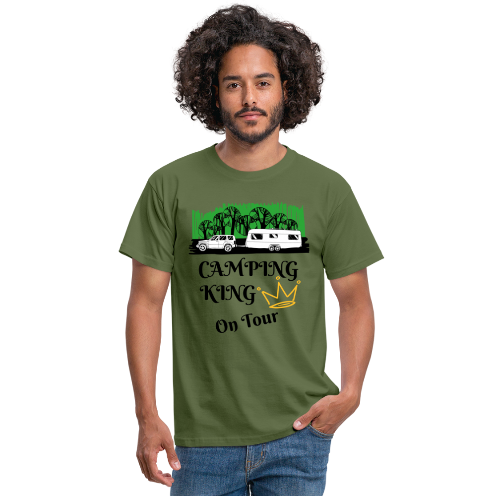 Camping King T-Shirt - Militärgrün