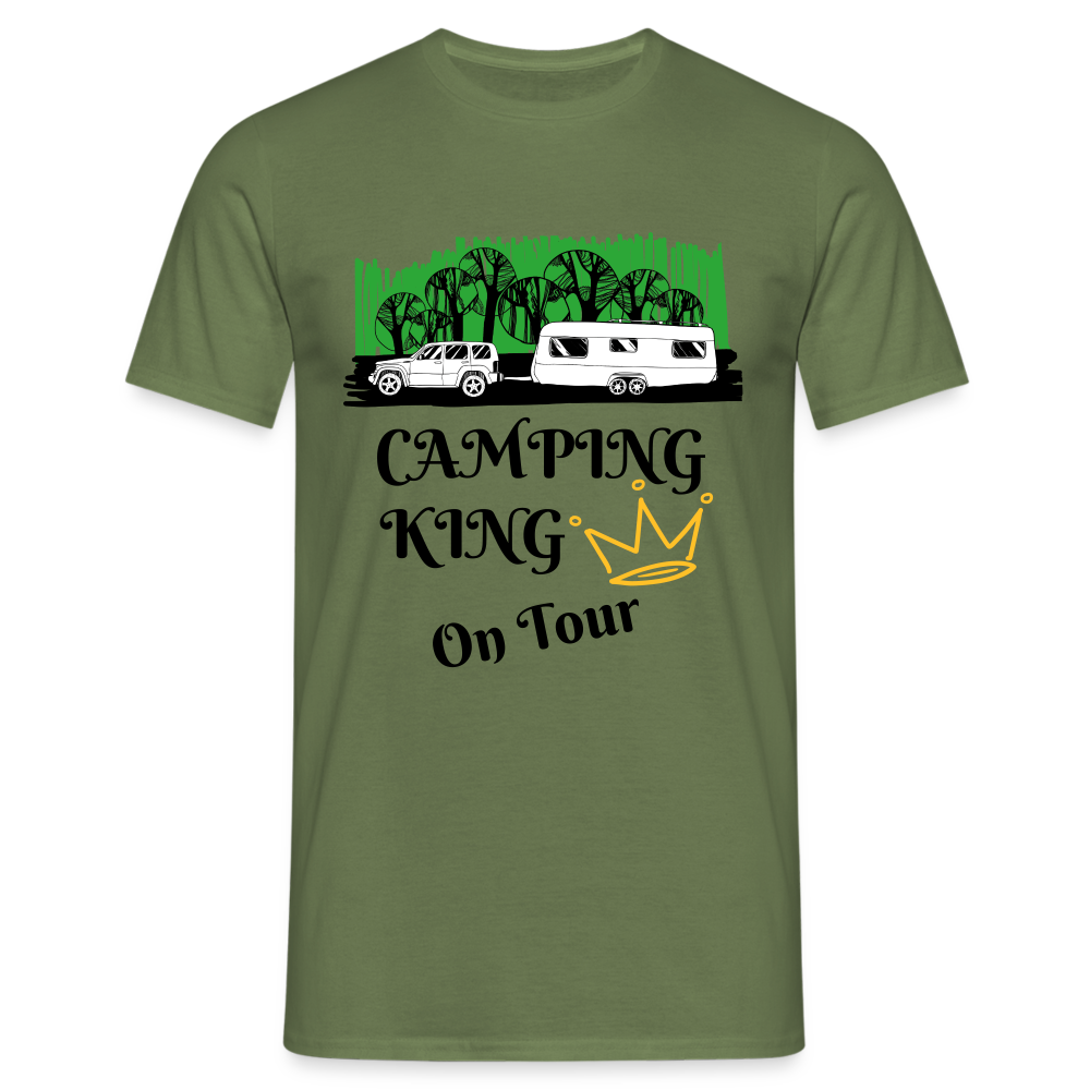 Camping King T-Shirt - Militärgrün
