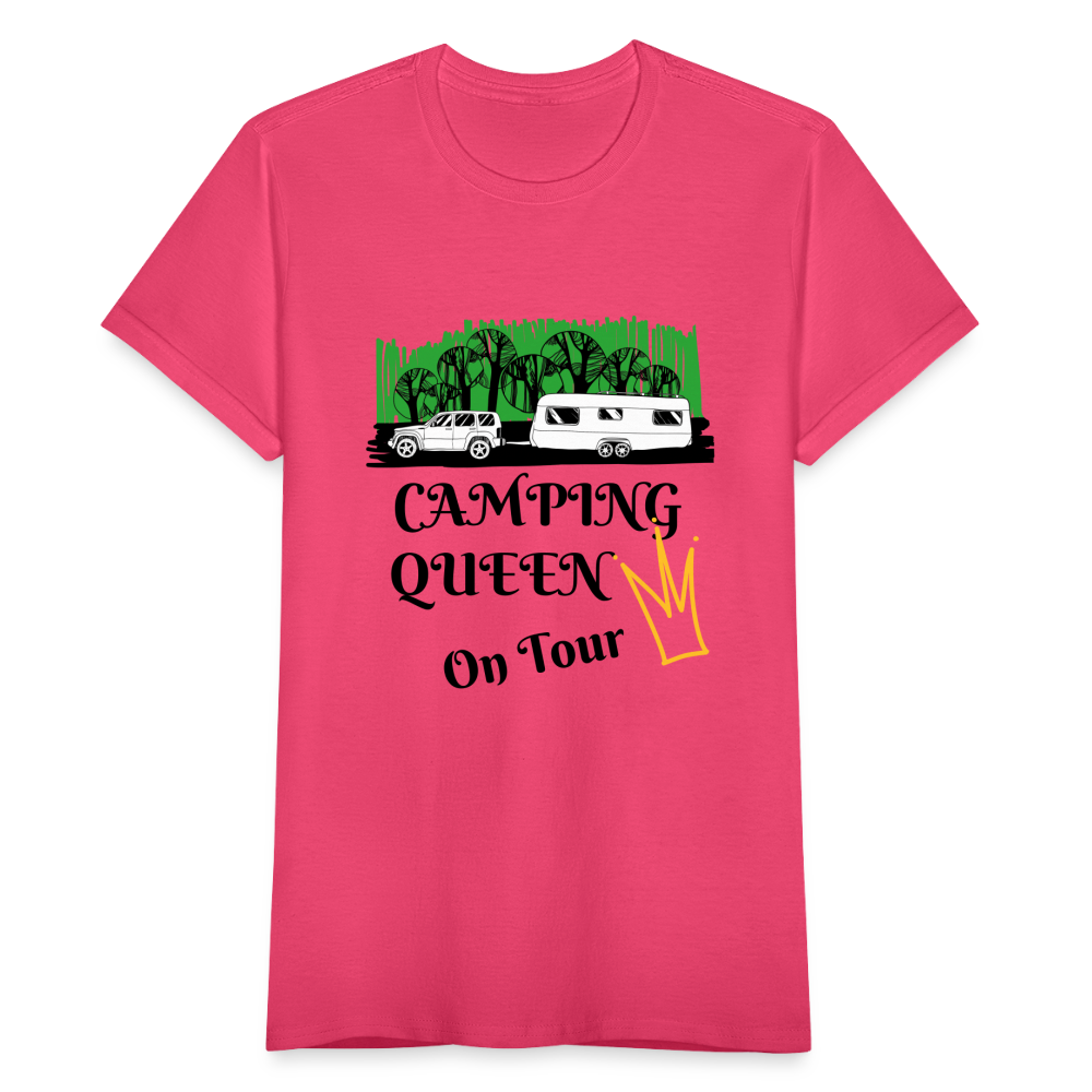 Camping Queen T-Shirt - Azalea