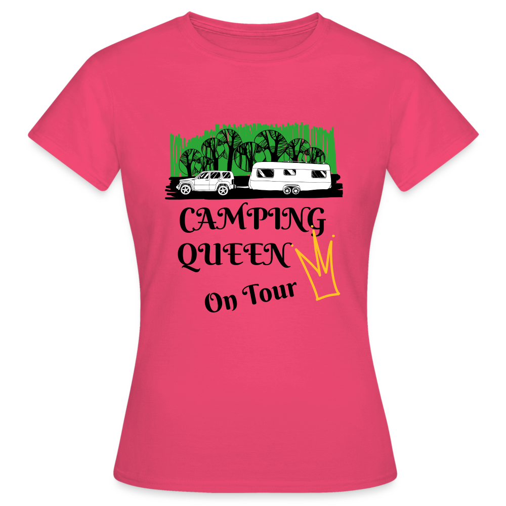 Camping Queen T-Shirt - Azalea