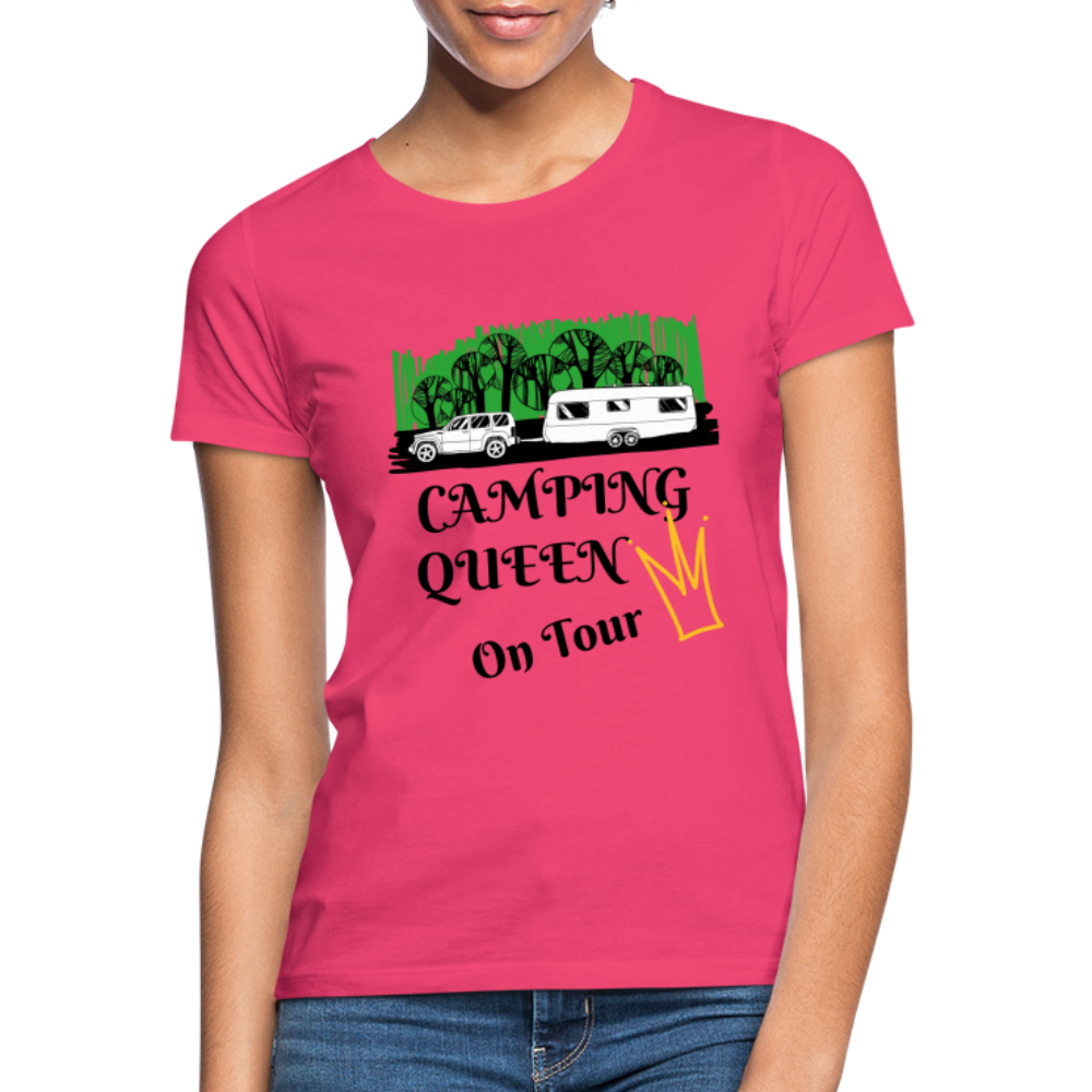 Camping Queen T-Shirt - Azalea