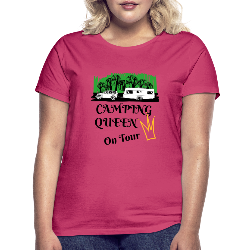 Camping Queen T-Shirt - Azalea