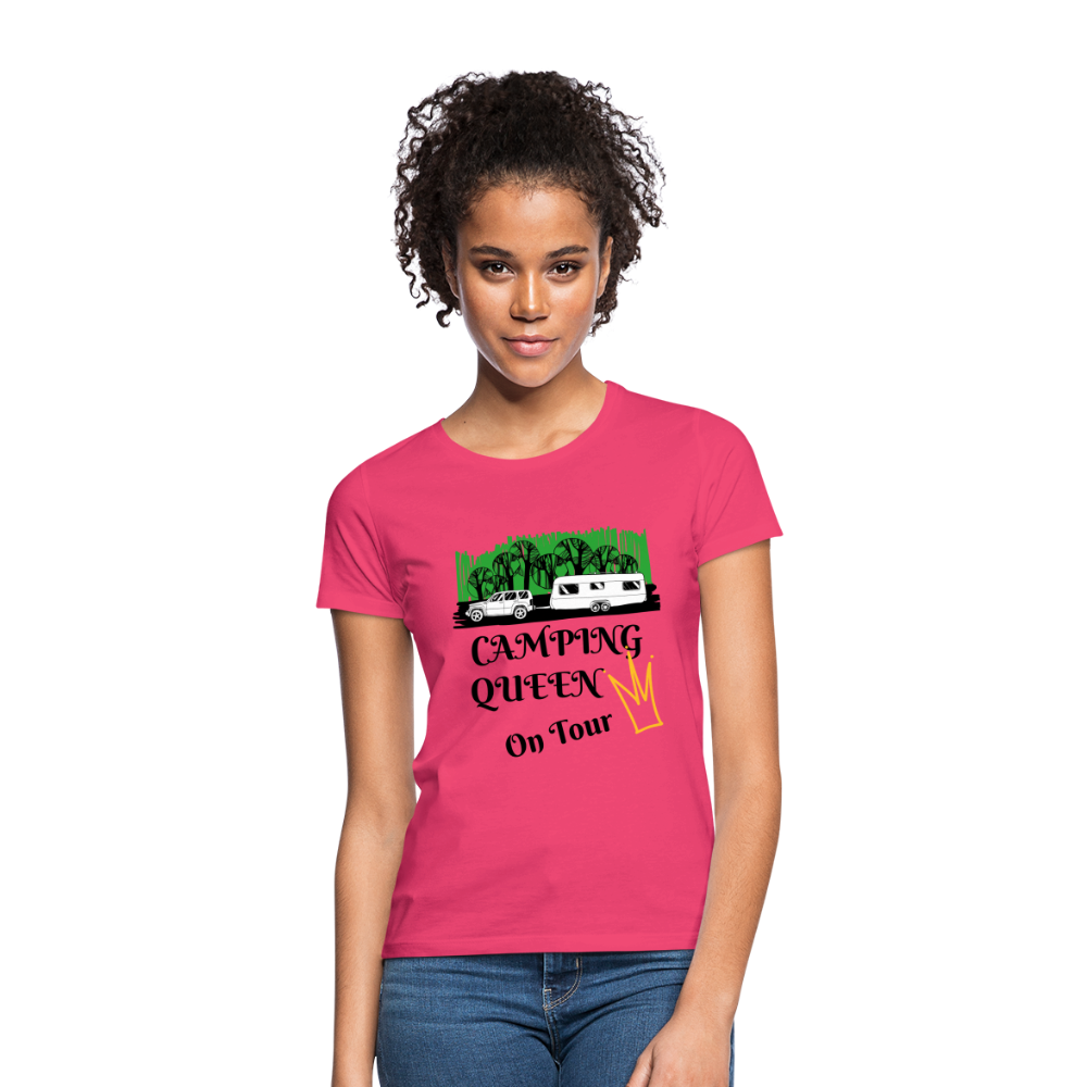 Camping Queen T-Shirt - Azalea