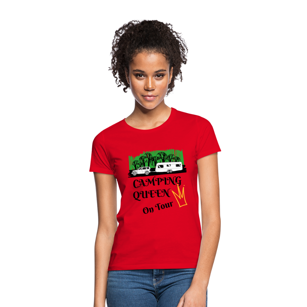 Camping Queen T-Shirt - Rot