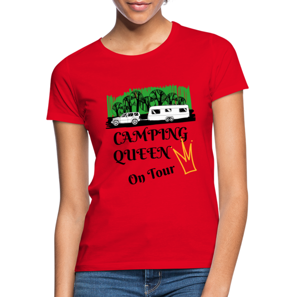 Camping Queen T-Shirt - Rot