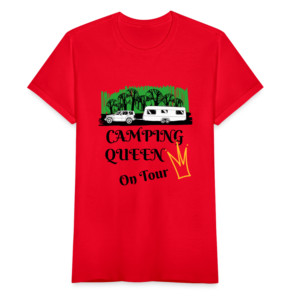 Camping Queen T-Shirt - Rot