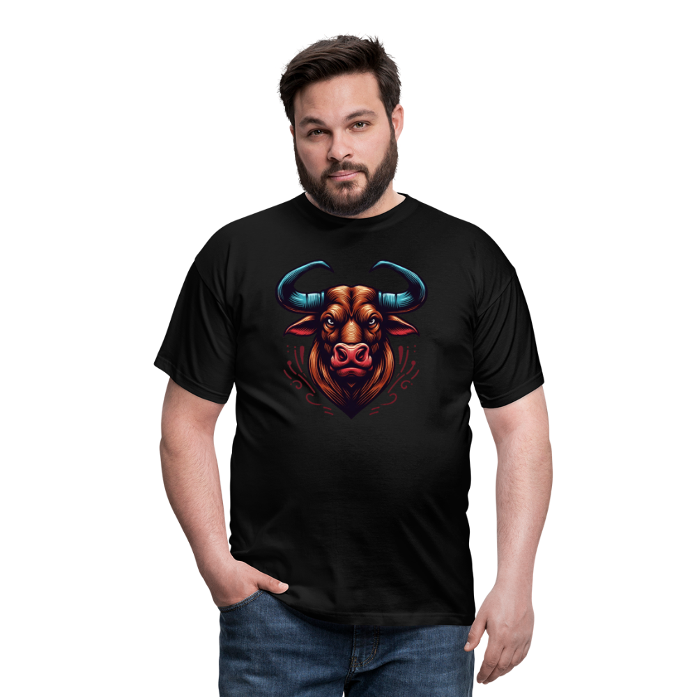 Stierkopf T-Shirt - Schwarz