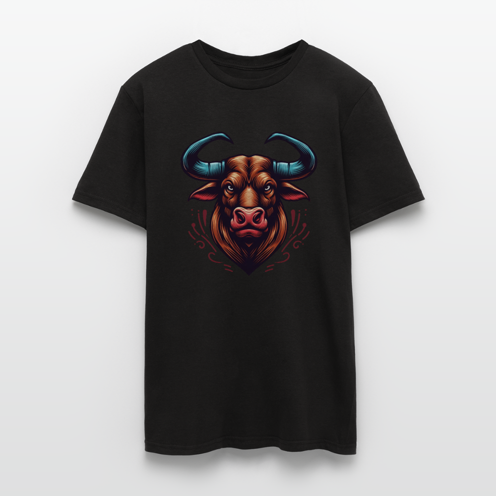 Stierkopf T-Shirt - Schwarz
