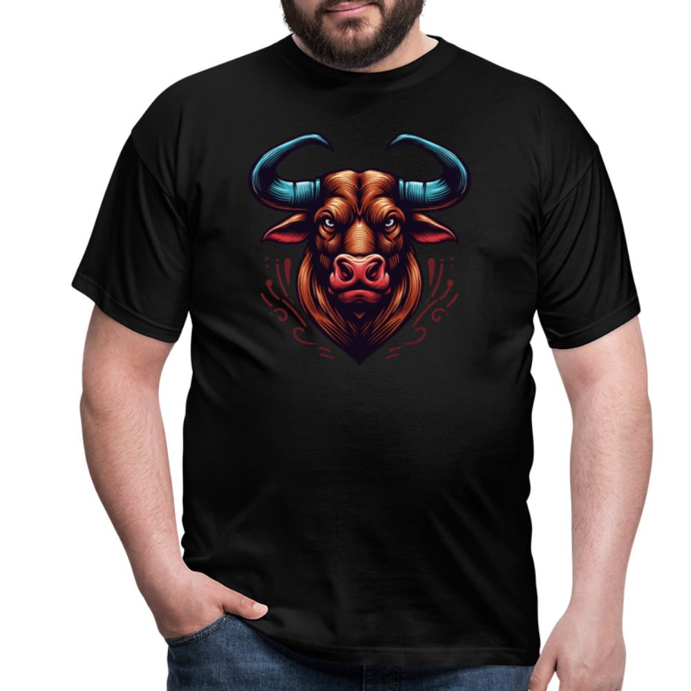 Stierkopf T-Shirt - Schwarz